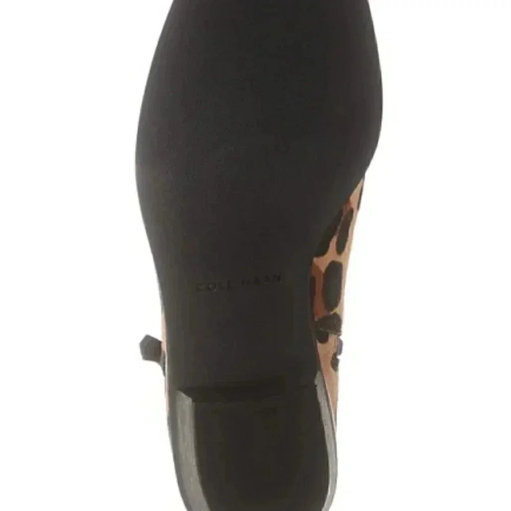 Cole Haan Size 8.5 Joanna Genuine Calf Hair Bootie in Jaguar Hai NEW! - Picture 6 of 6